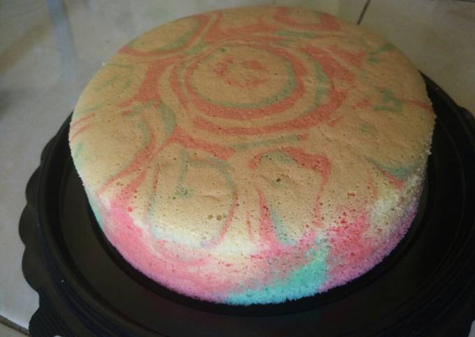 Resep: Ogura unicorn / rainbow chiffon gluten free tepung beras Istimewa