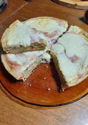 Una foto de Tarta de puerro