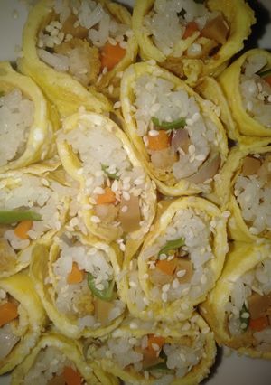 Foto resep Kimbab telur ala kadar