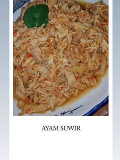 Foto resep Ayam suwir pedas