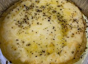 Una foto de Provolone airfryer
