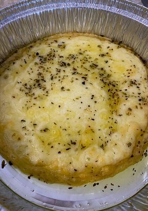 Una foto de Provolone airfryer