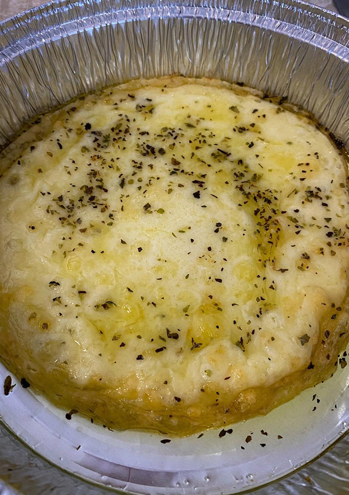 Una foto de Provolone airfryer
