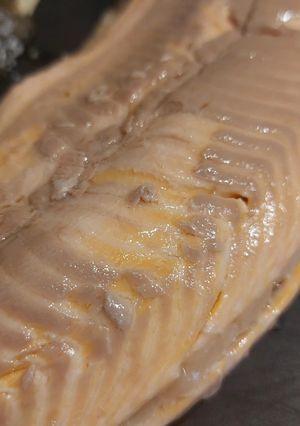 Une photo de Truite saumonée en croûte de sel