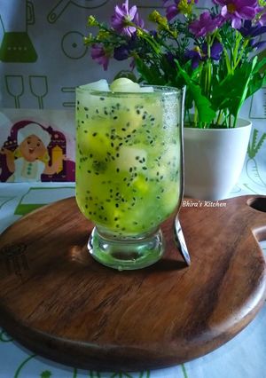 Foto resep Es Sarang Burung Melon