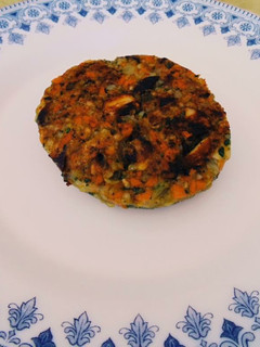 Una foto de Burguer vegetal de Arroz