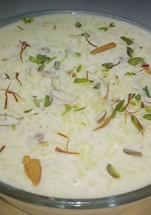 A picture of Sheer khurma recipe | How to make sheer khurma.