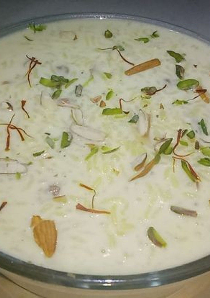 A picture of Sheer khurma recipe | How to make sheer khurma.
