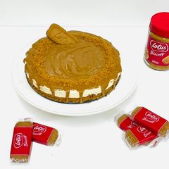 A picture of No-Bake Lotus Biscoff Cheesecake.