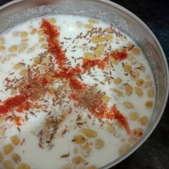 A picture of Boondi Raita.