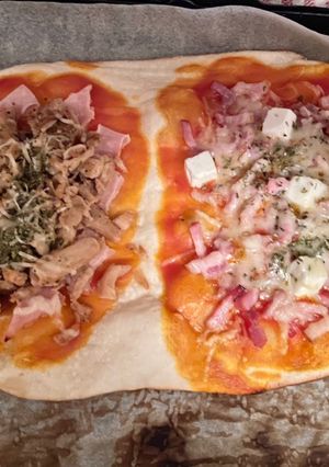 Una foto de Pizza casera