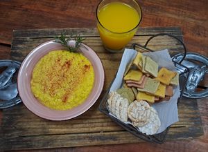 Una foto de Hummus de garbanzos