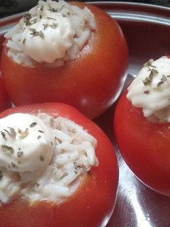 Una foto de Tomates rellenos