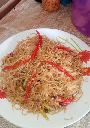 Foto resep Bihun goreng pedas