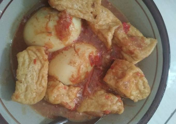 Semur Telur dan Tahu