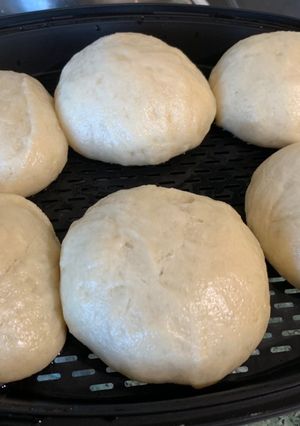 Una foto de Pan Bao Vegano en Cecotec Mambo (Thermomix)