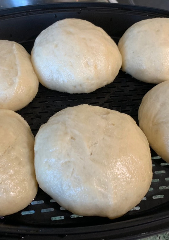 Una foto de Pan Bao Vegano en Cecotec Mambo (Thermomix)
