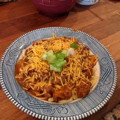 A picture of Joe's steak and potato Chili.