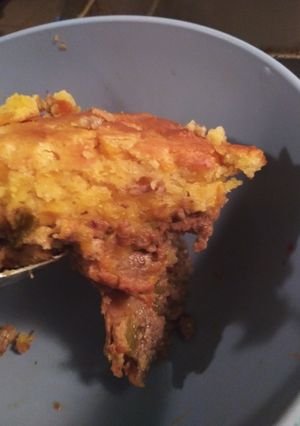 A picture of Salsa verda cowboy cornbread.