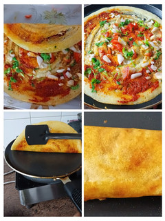 झटपट इंस्टेंट क्रिस्पी रवा डोसा (Jhatpat Instant crispy rava dosa recipe in hindi) रेसिपी मुख्य फोटो