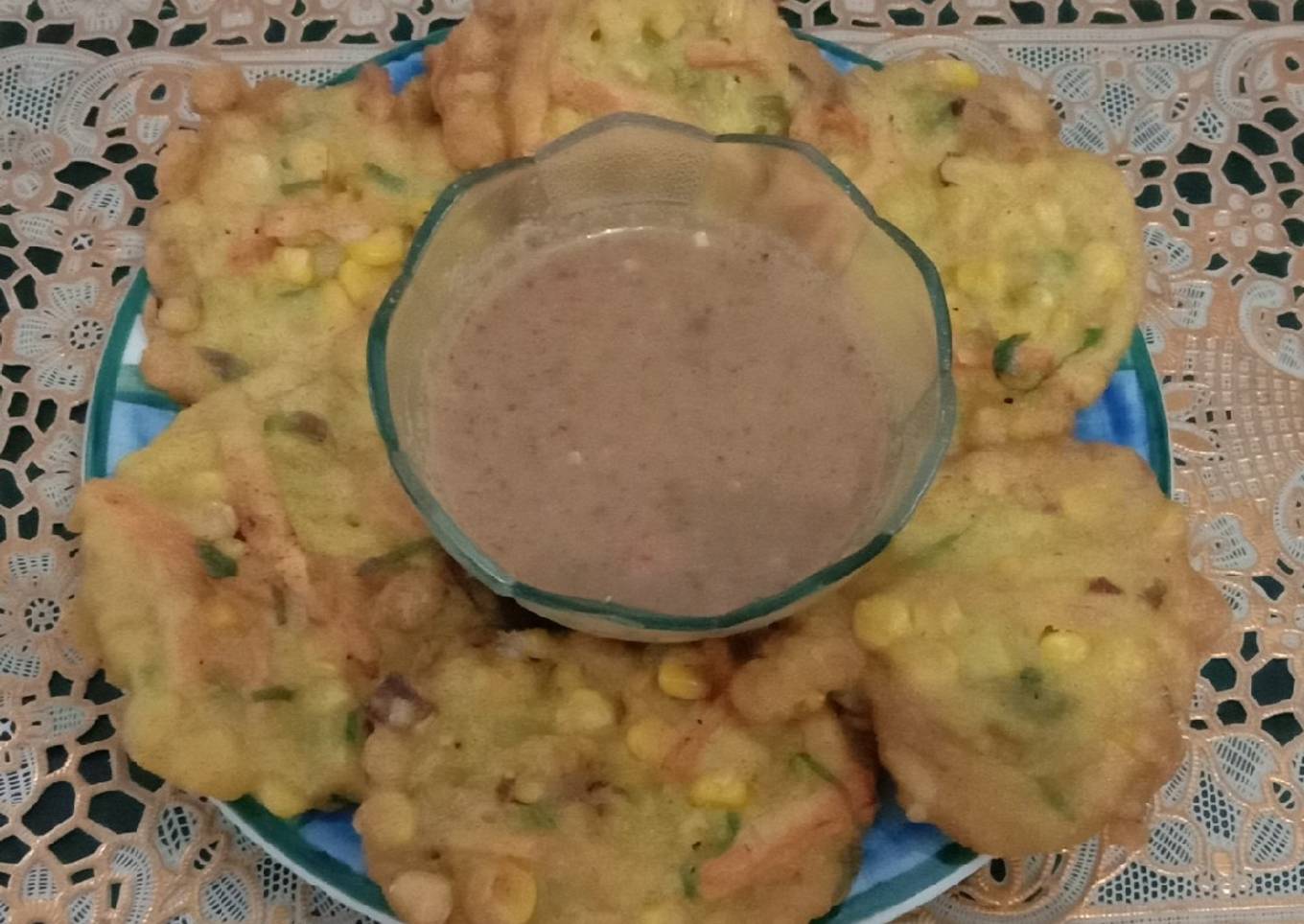 Bakwan Jagung Udang Rebon