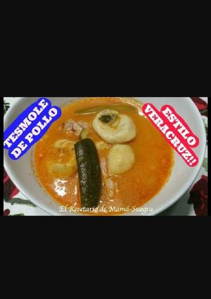 Una foto de Tesmole de pollo
