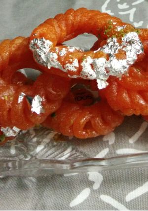 A picture of Imarti (Indian Sweet).