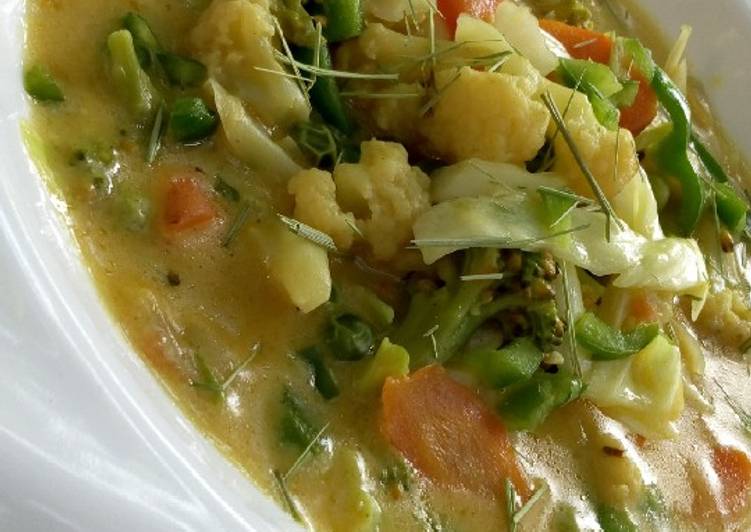 Steps to Prepare Favorite Vegetables Soup