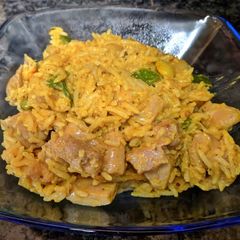 A picture of Easy Coconut, Chicken & Rice Curry.