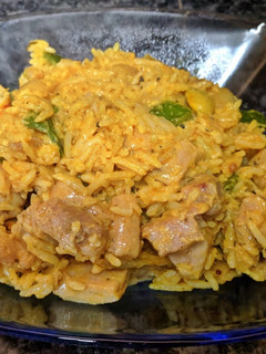 A picture of Easy Coconut, Chicken & Rice Curry.