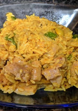 A picture of Easy Coconut, Chicken & Rice Curry.