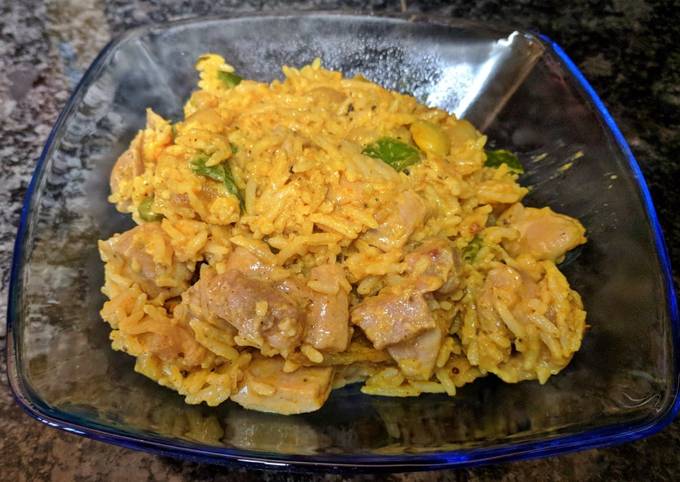 Recipe of Speedy Easy Coconut, Chicken & Rice Curry