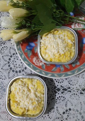Foto resep Mpasi 9 bulan (cheese corn bread)