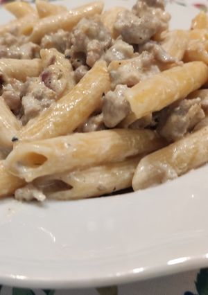 Foto di Penne alla norcina e gorgonzola