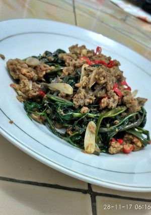 Foto resep Oseng Kangkung Oncom