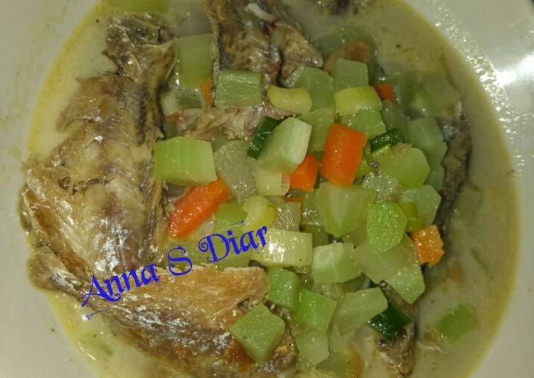 Langkah Membuat Sayur Labu Siam+Wortel Mix Ikan Selar yang Bikin Ngiler