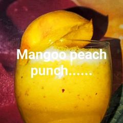 A picture of Mango peach punch.
