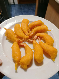 Una foto de Gambas en gabardina