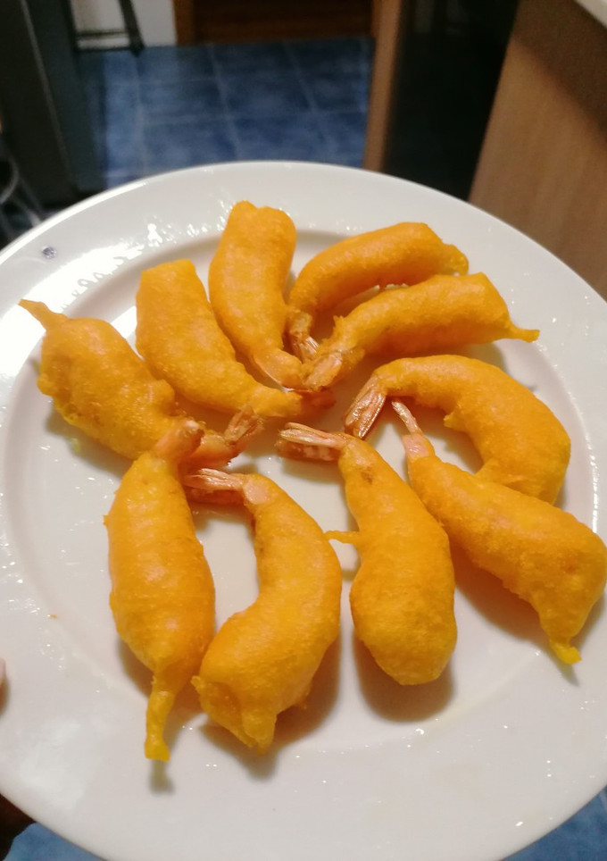 Una foto de Gambas en gabardina