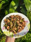 Tumis tempe kacang panjang
