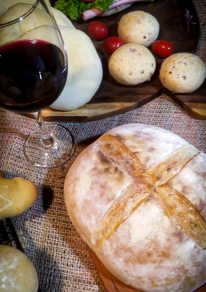 Una foto de Pan de campo