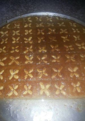 صورة لوصفة الهريسة