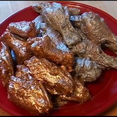 A picture of 24k Gold-chicken.