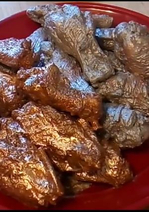 A picture of 24k Gold-chicken.