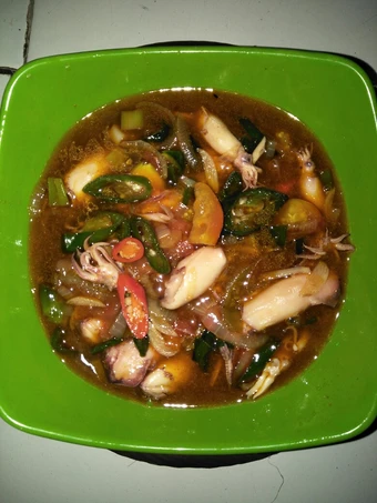 Langkah Gampang Membikin Resep  Asin cumi (pedas manis) yang Lezat Sekali, Enak Banget