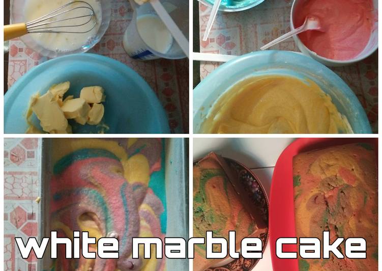 White Marble Cake