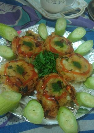 A picture of Poha cutlets.
