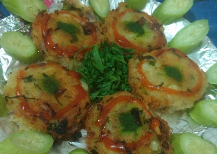 Steps to Make Homemade Poha cutlets