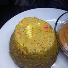 A picture of Overripe plantain & Beans moi-moi.