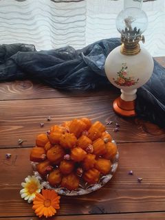 عکسی از دستور بامیه به روش قنادی